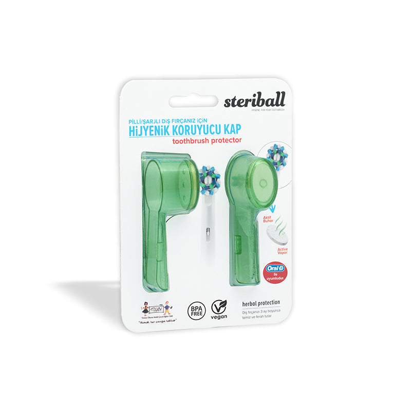 Steriball Electric Toothbrush Sanitizing Cover Green