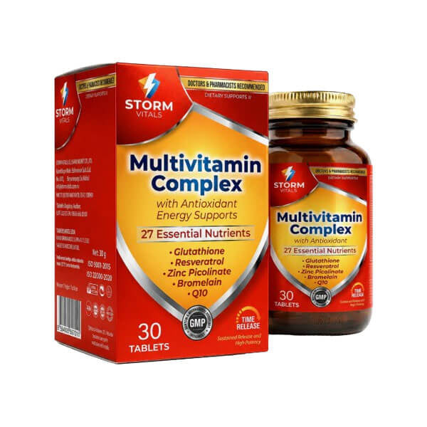 Storm Vitals Multivitamin Complex for Daily Wellness 30 Tablets