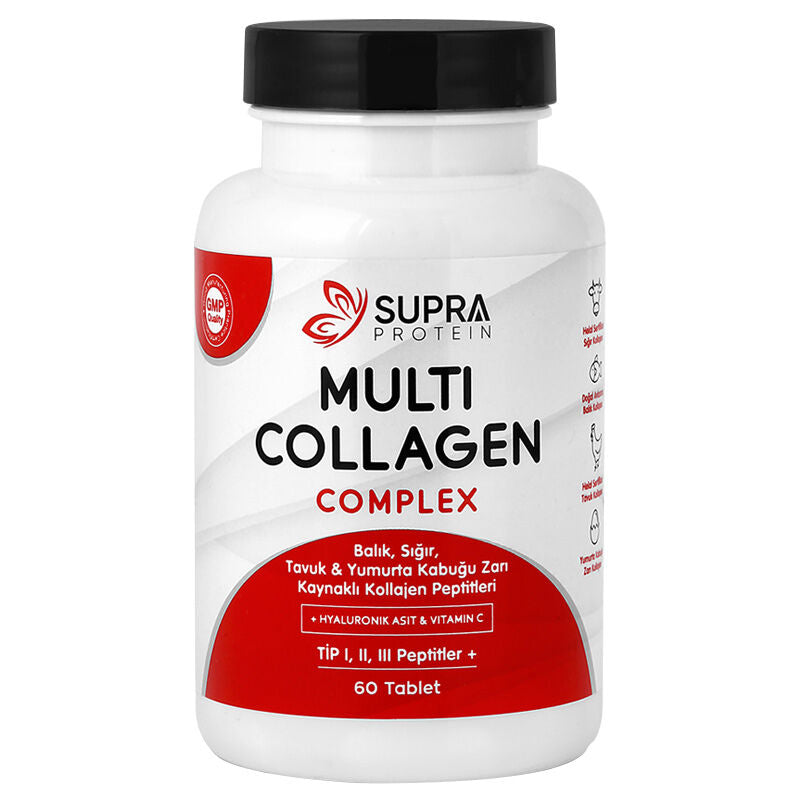Supra Protein Multi Collagen Complex Tablets - 60 Count