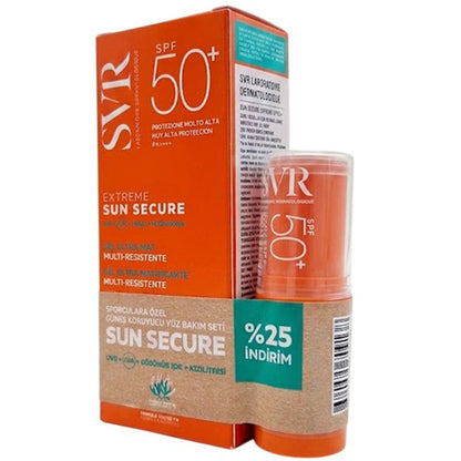 SVR Sun Secure Sport SPF50+ Ultra Matte Gel & Stick Set