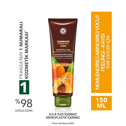 Yves Rocher Apricot Moisturizing Body Scrub for Smooth Skin