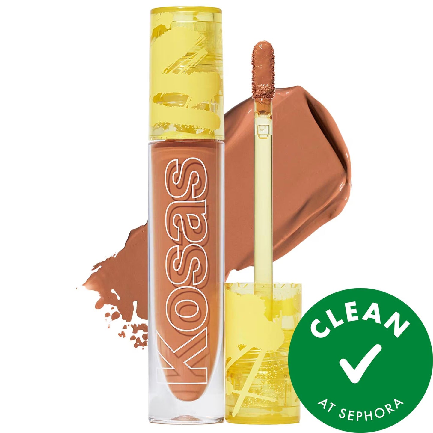 Revealer Creamy Brightening Concealer: Treat Dark Circles with Caffeine & Hyaluronic Acid for Radiant, Medium Coverage - Vegan & Cruelty-Free