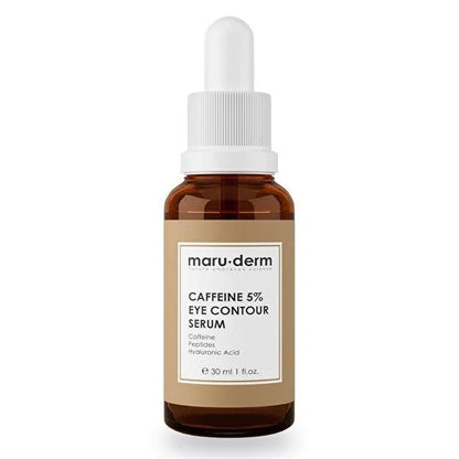 Maruderm Caffeine 5% + Peptides Eye Serum - Dark Circle Treatment & Hydration for Sensitive Eyes