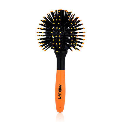 Mixup 3D Curling & Detangling Brush: Effortless Curls, Detangles & Massages Scalp - Vegan, Cruelty-Free Hair Brush