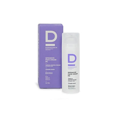 Dermoskin Moisturizing Cream - Vitamin-Enriched Hydrating Face Cream for Normal Skin, Anti-Aging Skincare Benefits