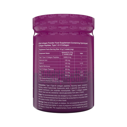Qlife Collagen Powder Type 1-2-3 Supplement 250g