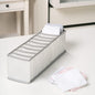 Ocean Home Drawer Organizer - 16.34 x 4.33 x 4.72 inches, Stylish Gray Striped Design for Home Organization