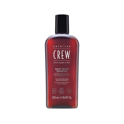 American Crew Daily Silver Shampoo for Gray & White Hair 250 ml