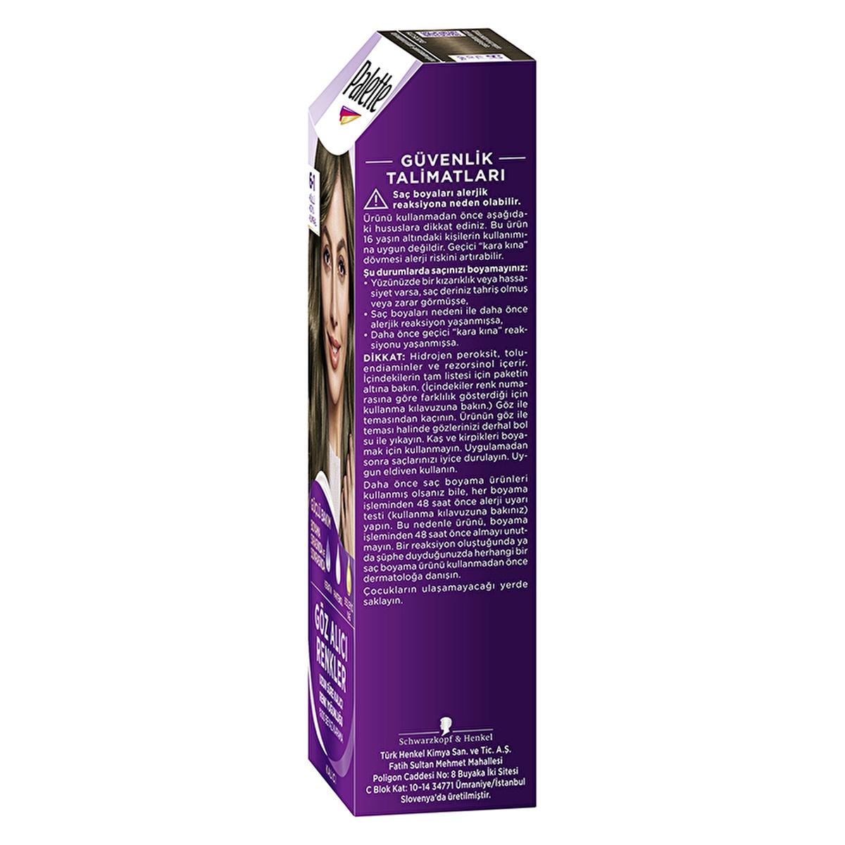 Palette KŸllŸ Koyu Kumral: Cool Ash Dark Blonde Hair Dye with Keratin & Nourishing Oils - Intense, Long-Lasting Color & Shine