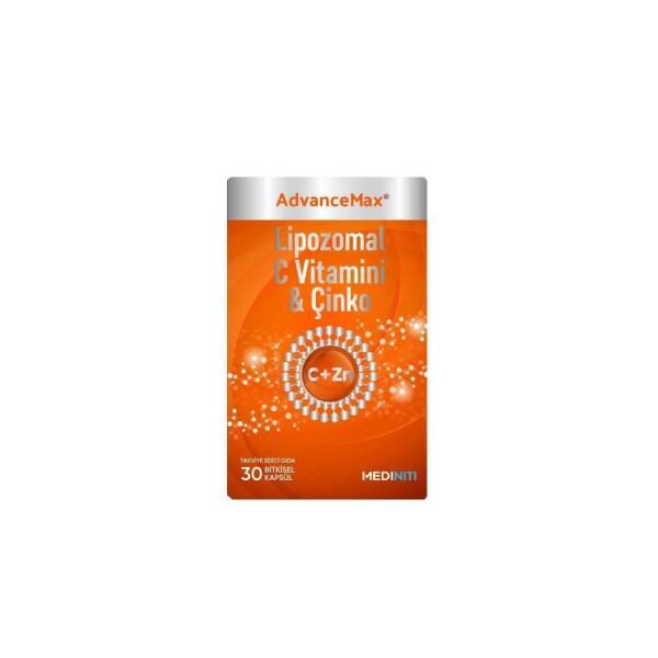 Mediniti AdvanceMax Liposomal Vitamin C & Zinc 30 Capsules