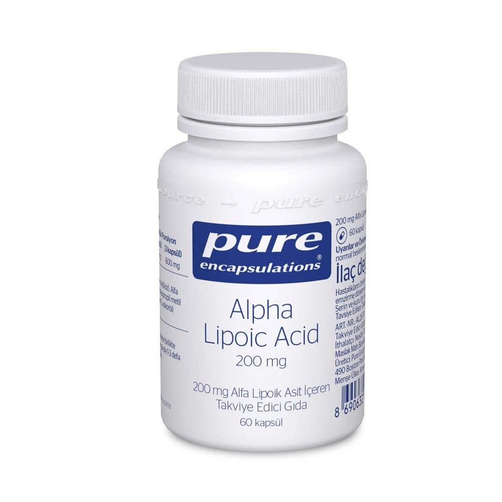 Pure Encapsulations Alpha-Lipoic Acid Supplement 200mg - Antioxidant Support for Energy & Nerve Health