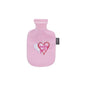 Fashy Pediatric Hot Water Bottle for Babies and Children - Soft Cover, 0.8L, TUV Certified
