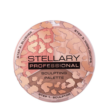 Stellary Face Sculptor 01 3-in-1 Contour Blush & Highlighter Palette