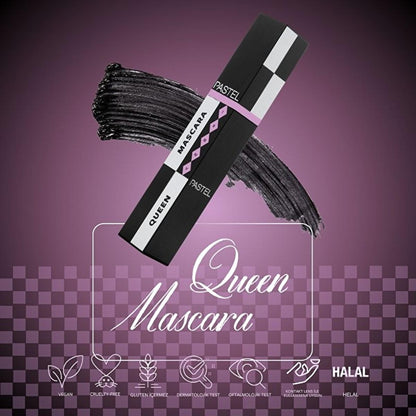 Pastel Queen Long-Lasting, Nourishing Mascara for Volumized & Lifted Lashes