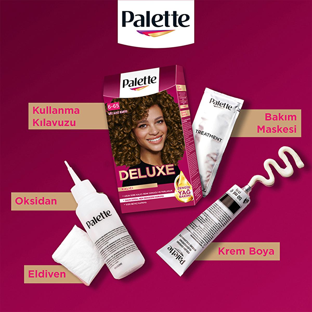 Palette Deluxe Hair Dye - Long-Lasting Coffee Brown Color with Nourishing Formula
