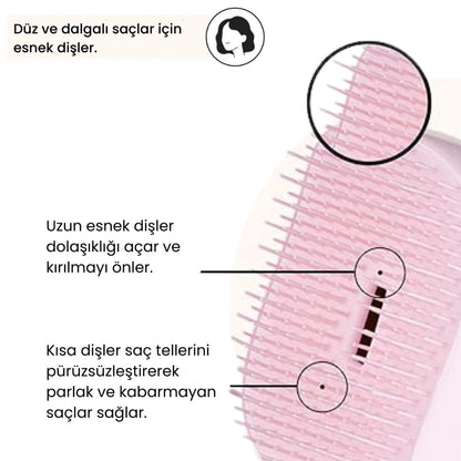 Tangle Teezer Compact Styler Matte Ombre Chrome Hairbrush