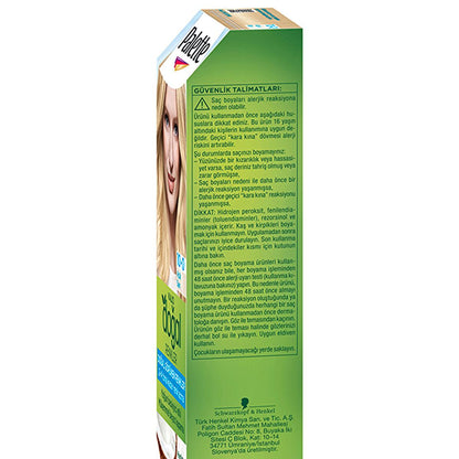 Palette Natural Light Blonde Hair Dye 10-0 - Permanent, Natural Ingredients Enriched Formula