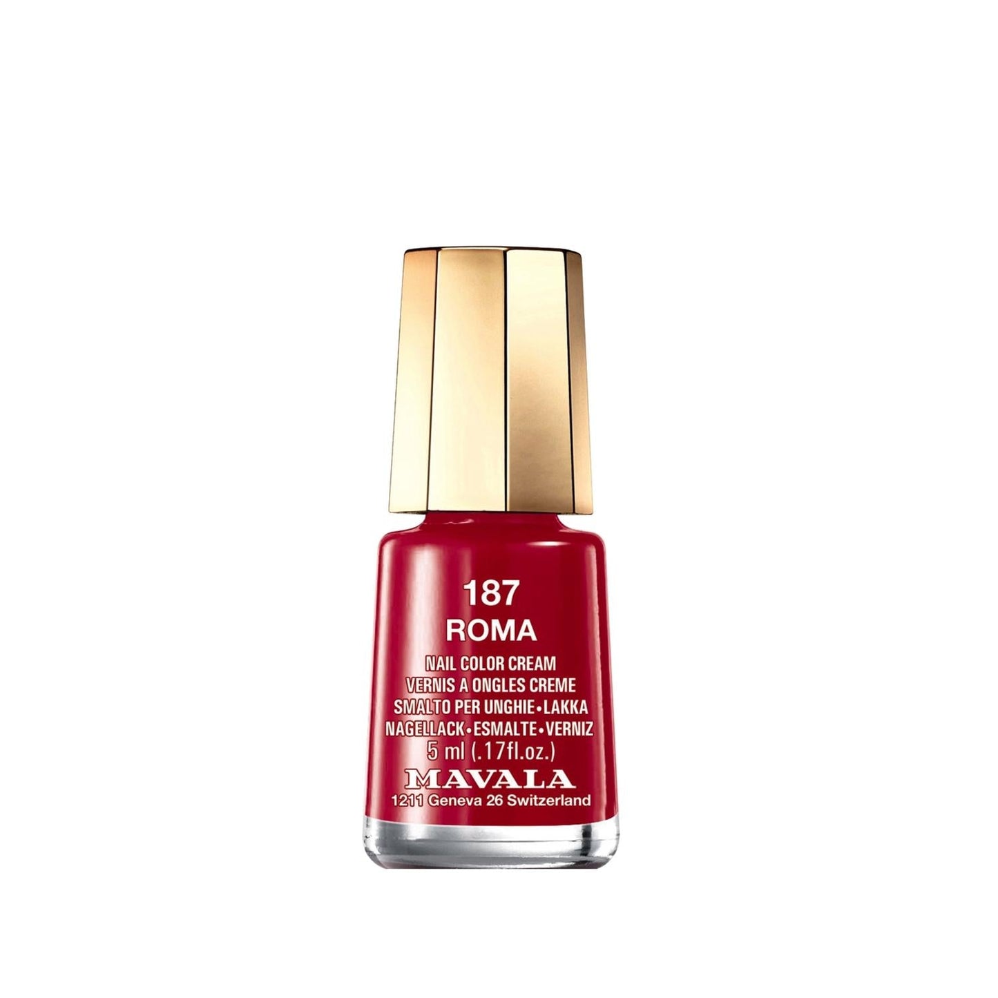 Mavala Mini Color Nail Polish - Roma Shade, 5ml - Travel-Friendly Cosmetic Nail Care