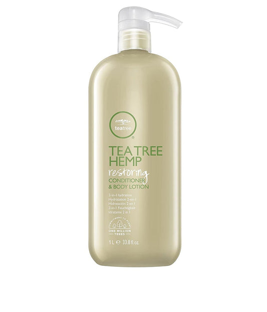 Paul Mitchell Tea Tree Hemp Restoring Conditioner & Body Lotion, 33.8 oz