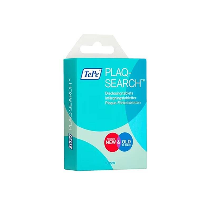 TePe Plaq Search Plaque Disclosing Tablets 10 Count