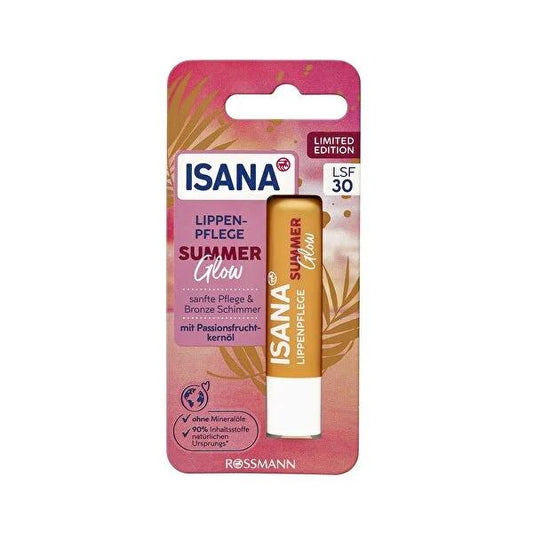 Isana Sun Kissed SPF 30 Lip Balm: Passion Fruit, Moisturizing Lip Care - Dermatologically Tested Sunscreen Lip Protection