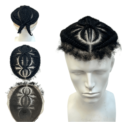 VIP Extensions Full Lace Toupee 100% Human Hair Hairpiece - Choose Color