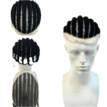 VIP Extensions Full Lace Toupee 100% Human Hair Hairpiece - Choose Color