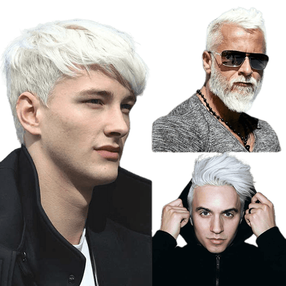 VIP Extensions Full Lace Toupee 100% Human Hair Hairpiece - Choose Color