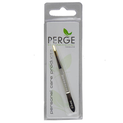 Perge Solingen Gold Tweezers for Precise Brow Shaping