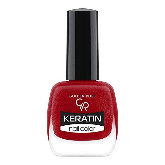 Golden Rose Keratin Nail Polish No:122 - Long-Lasting, Keratin-Enriched Nail Color