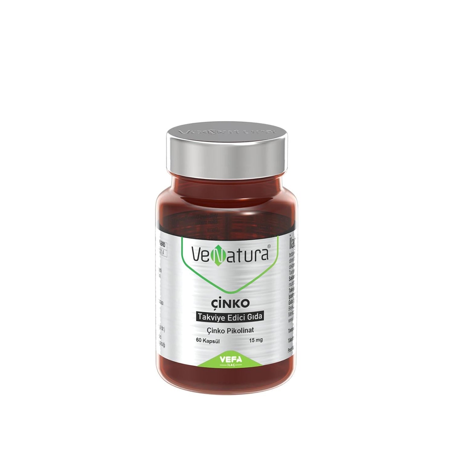 VeNatura Zinc Dietary Supplement for Immune Support 60 Capsules