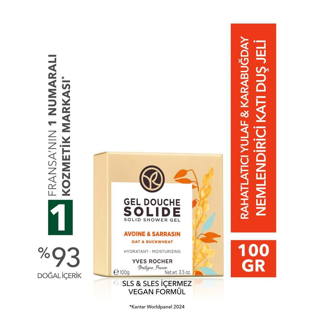 Natural Oat & Buckwheat Moisturizing Vegan Shower Bar