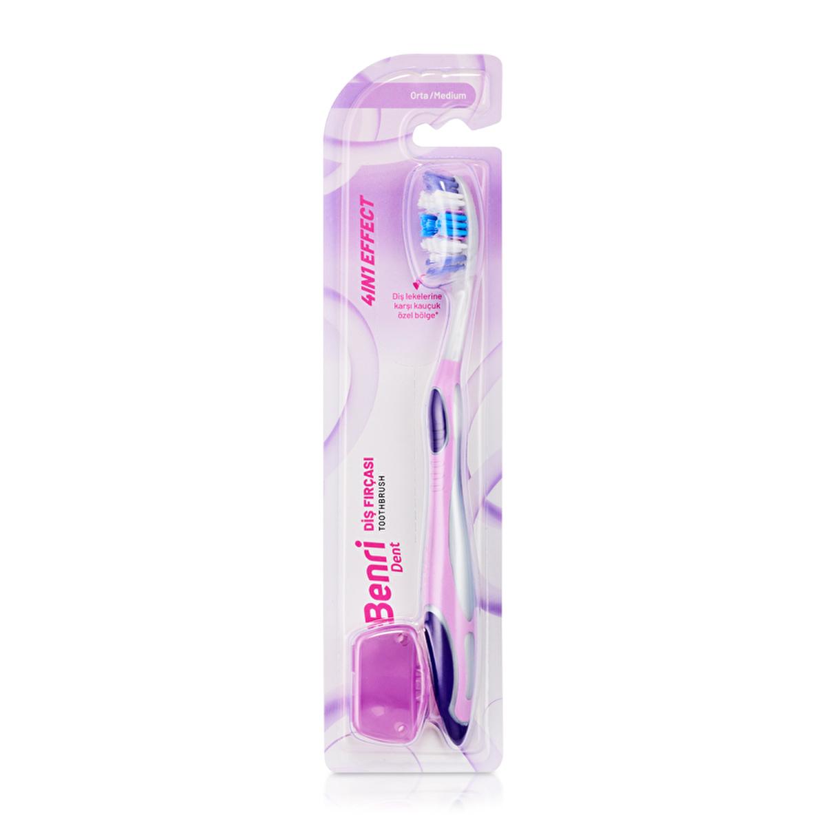 Benri Dent 4 in 1 Effect Toothbrush for Adults - Electric Toothbrush Alternative with Advanced Oral Hygiene Features