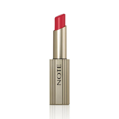 Note Aura Silk Lipstick 12 Iconic Red Creamy Semi-Shiny Lipstick