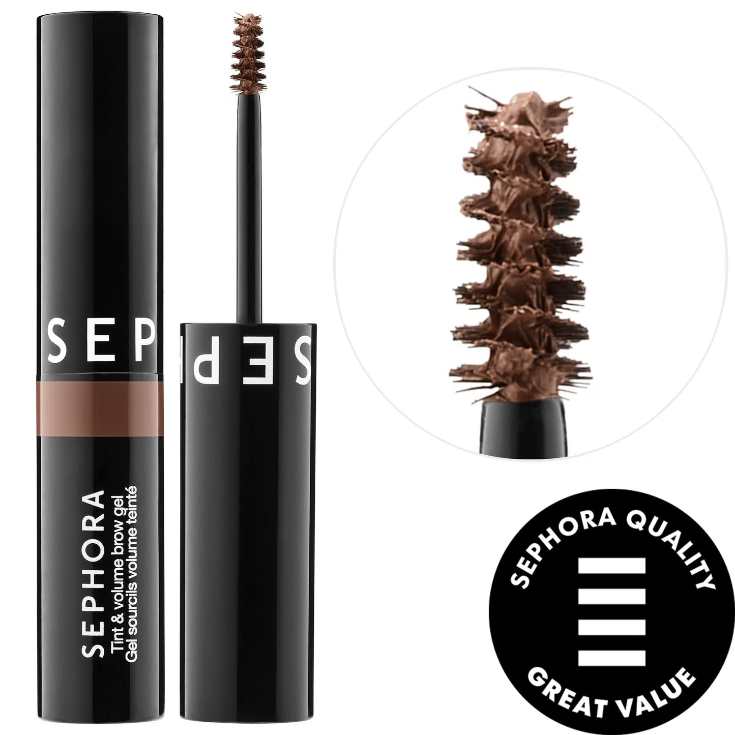 Anastasia Beverly Hills Tinted Volumizing Eyebrow Gel - Waterproof, Microfiber Formula for Fuller Brows
