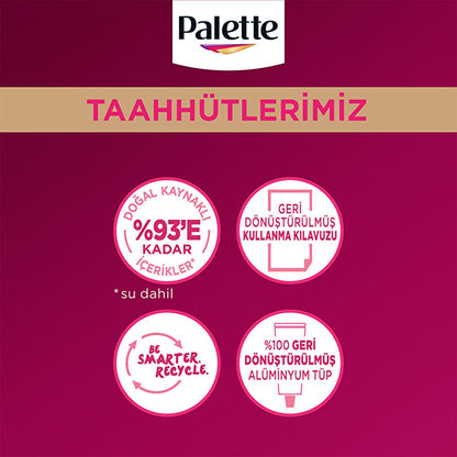 Palette Deluxe Hair Dye - Long-Lasting Coffee Brown Color with Nourishing Formula