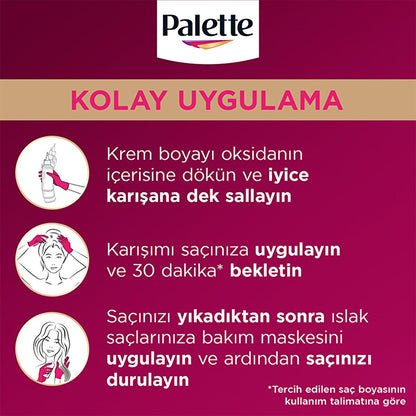 Palette Deluxe 8-0 Honey Blonde Hair Dye - Permanent, Long Lasting Color & Shine, Deep Nourishment with Oils