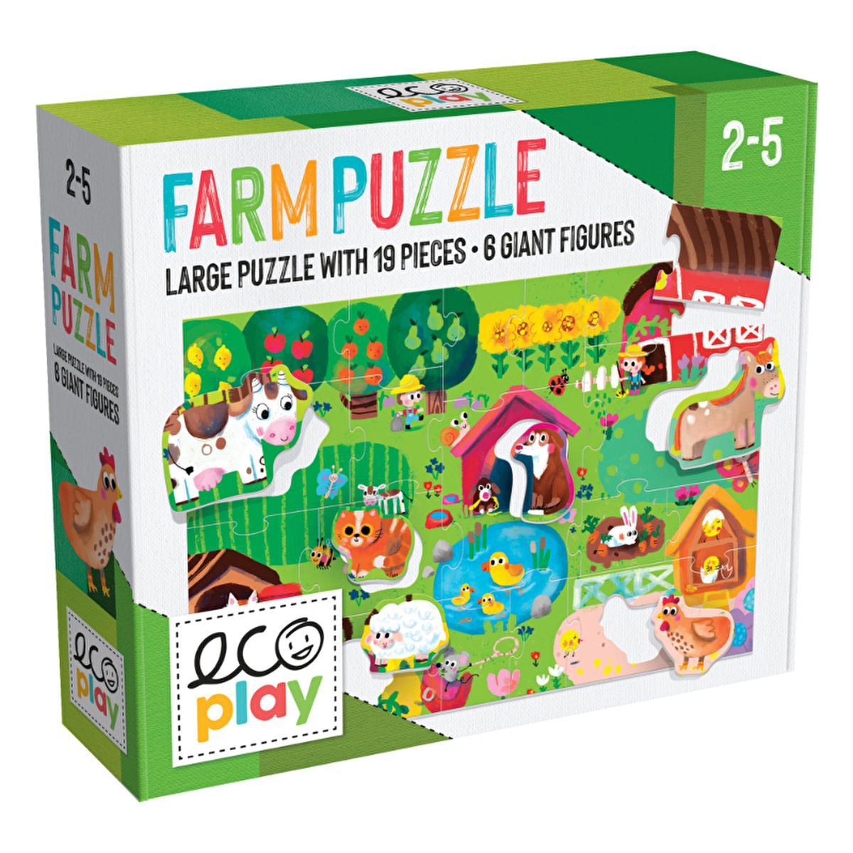 Headu Ecoplay Shaped Puzzle Sea for Kids - Educational Toy for Children Aged 2-5 Years