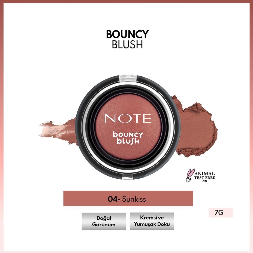 Note Cosmetics Bouncy Blush 04 Sunkiss 5.5g