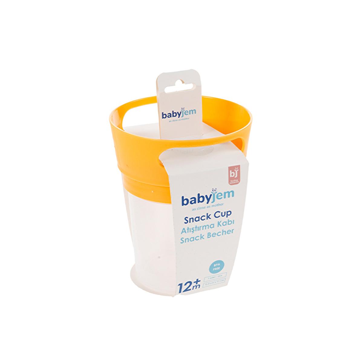Babyjem Spill-Proof Baby Snack Container: Antibacterial Toddler Snack Holder, Travel Friendly No Spill Snack Cup - Perfect for On-the-Go, Minimizes Mess, Easy for Small Hands