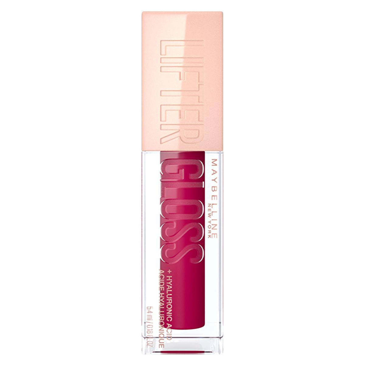 Maybelline Lifter Gloss Moisturizing Lip Gloss with Hyaluronic Acid - Non-Sticky, Lifting Effect, 025 Taffy