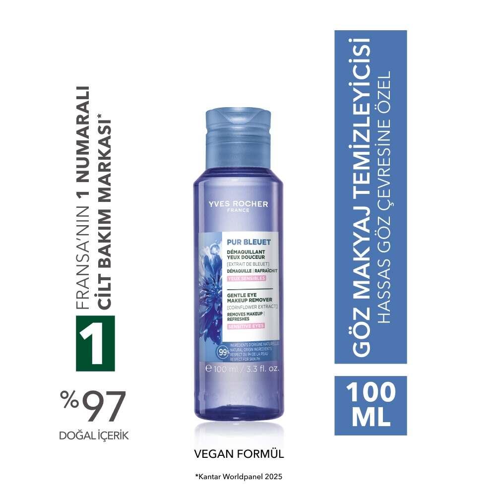 Pur Bleuet Gentle Eye Makeup Remover for Sensitive Skin 100ml