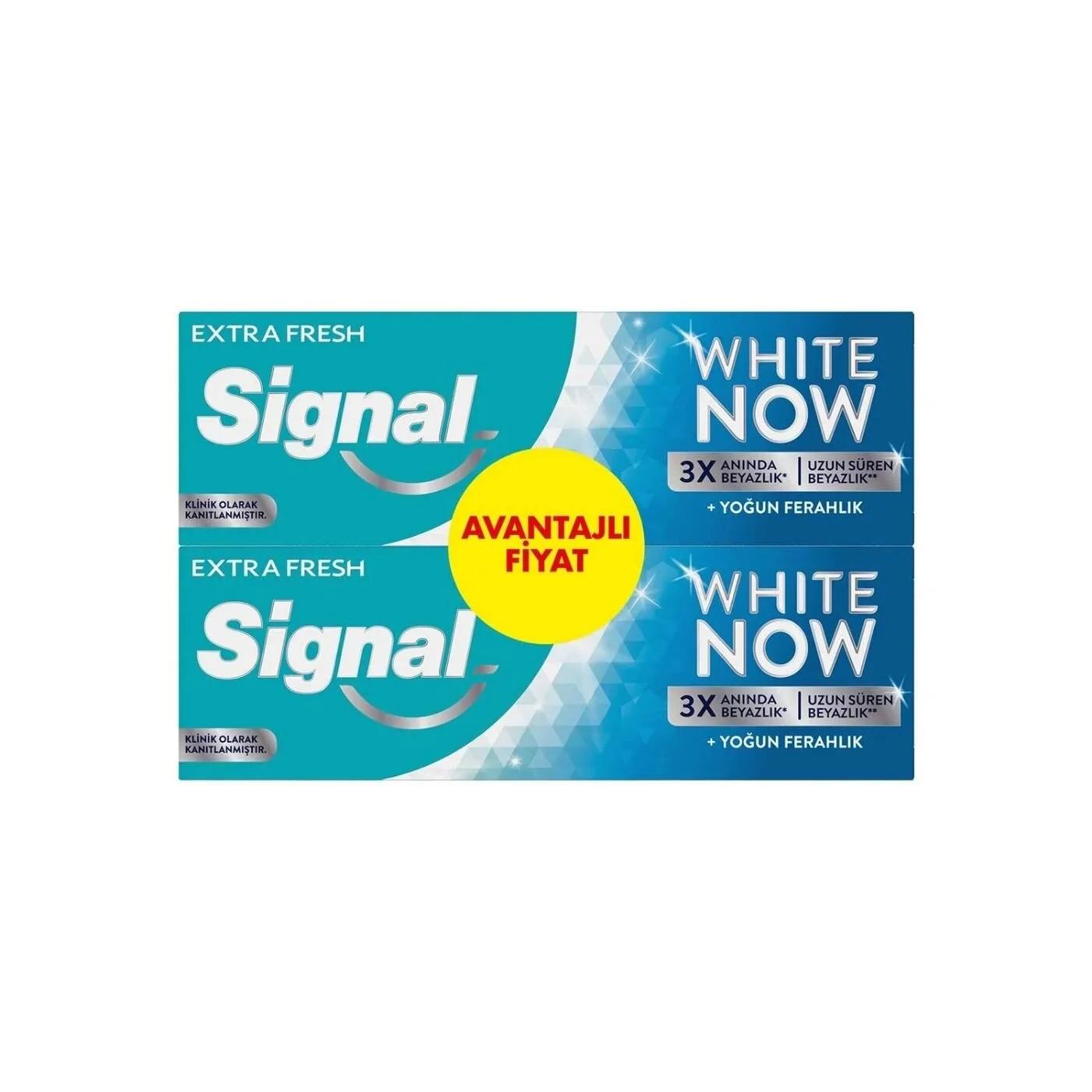 Signal White Now Extra Fresh Toothpaste Duo 2x50 ml
