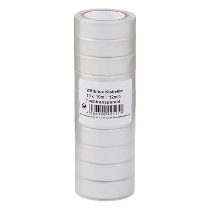 Schreibwelt Clear Adhesive Tape Pack of 10