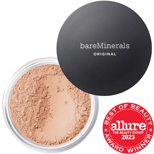 bareMinerals Original Loose Talc-Free Mineral Foundation SPF 15: Natural, Buildable Coverage & Sun Protection