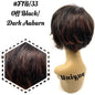 Unique 100% Human Hair Full Wig Style A9 - Choose Color