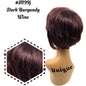 Unique 100% Human Hair Full Wig Style A9 - Choose Color
