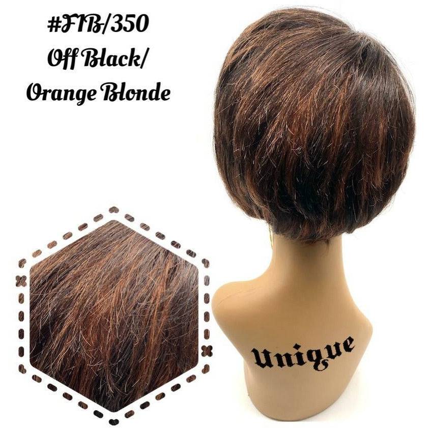 Unique 100% Human Hair Full Wig Style A9 - Choose Color