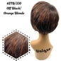 Unique 100% Human Hair Full Wig Style A9 - Choose Color
