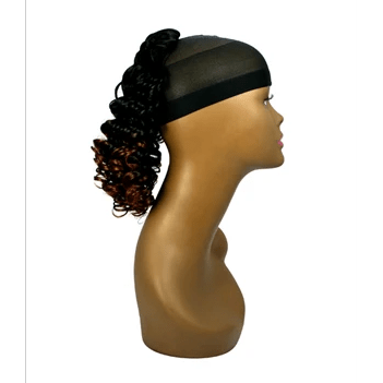 Unique Deep Curl String Hairpiece - Choose Color